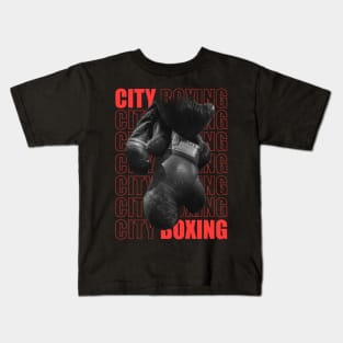 City Boxing Gloves Kids T-Shirt